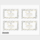 Zwart-witwoord Cloud Gold Product Label Logo (Vel)