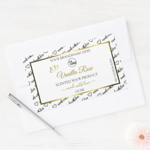 Zwart-witwoord Cloud Gold Product Label Logo