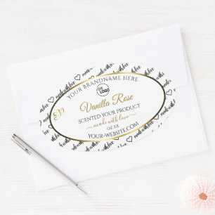 Zwart-witwoord Cloud Gold Product Label Logo