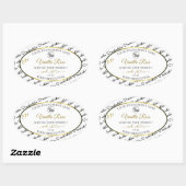Zwart-witwoord Cloud Gold Product Label Logo (Vel)