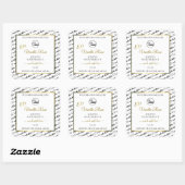 Zwart-witwoord Cloud Gold Product Label Logo (Vel)