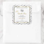 Zwart-witwoord Cloud Gold Product Label Logo (Tas)
