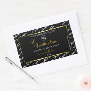 Zwart-witwoord - label voor cloud Logo Gold