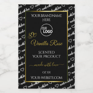 Zwart-witwoord - label voor cloud Logo Gold Voedselcontainer Etiket