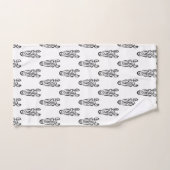 Zwart-witworstpaard Bad Handdoek (Handdoek)