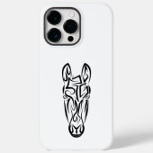 Zwart-witworstpaard Case-Mate iPhone Case (Achterkant)