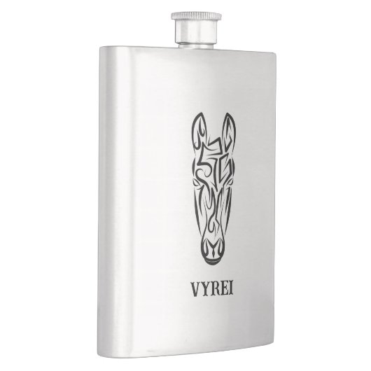 Zwart-witworstpaard Flacon (Rechts)