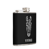 Zwart-witworstpaard Heupfles (Rechts)