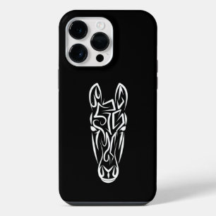 Zwart-witworstpaard iPhone 14 Pro Max Hoesje