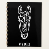 Zwart-witworstpaard Planner (Voorkant)
