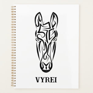 Zwart-witworstpaard Planner