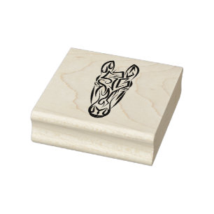 Zwart-witworstpaard Rubberstempel