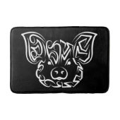 Zwart-witworstvarken Badmat (Voorkant)