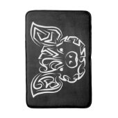 Zwart-witworstvarken Badmat (Voorkant Verticaal)