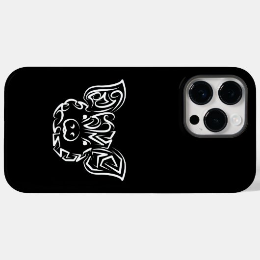 Zwart-witworstvarken Case-Mate iPhone Case (Achterkant (horizontaal))