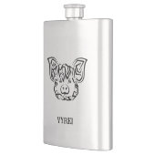 Zwart-witworstvarken Flacon (Links)