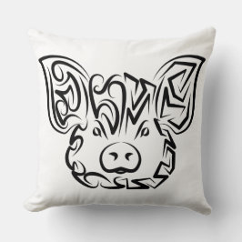 Zwart-witworstvarken Kussen