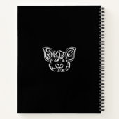 Zwart-witworstvarken Notitieboek (Achterkant)