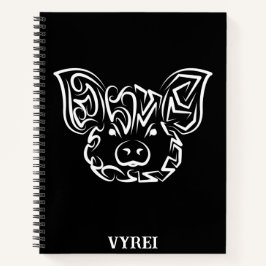 Zwart-witworstvarken Notitieboek