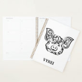 Zwart-witworstvarken Planner (Display)