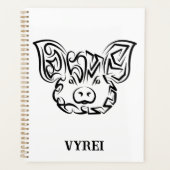 Zwart-witworstvarken Planner (Voorkant)