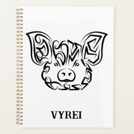 Zwart-witworstvarken Planner