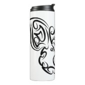 Zwart-witworstvarken Thermosbeker (Gedraaid links)