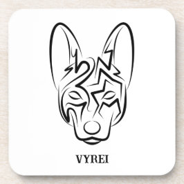 Zwart-witworstvel Bier Onderzetter