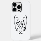 Zwart-witworstvel Case-Mate iPhone Case (Achterkant)
