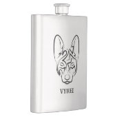 Zwart-witworstvel Flacon (Rechts)