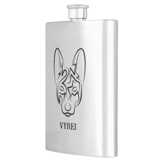 Zwart-witworstvel Flacon (Links)