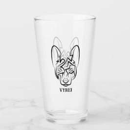 Zwart-witworstvel Glas