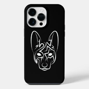 Zwart-witworstvel iPhone 14 Pro Max Hoesje