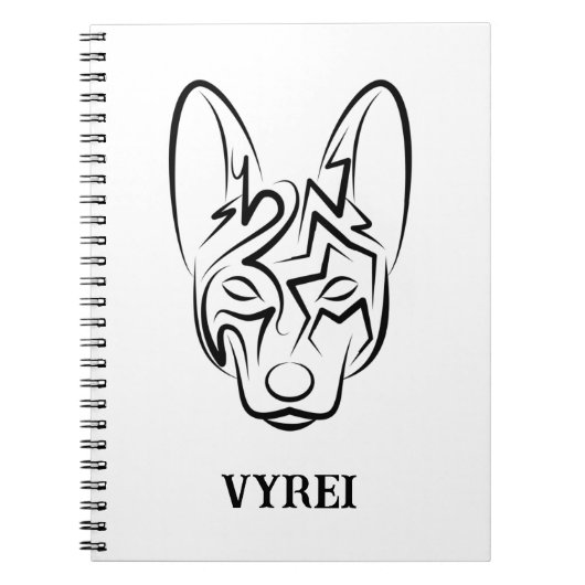 Zwart-witworstvel Notitieboek (Voorkant)