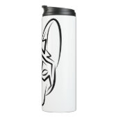 Zwart-witworstvel Thermosbeker (Geroteerd rechts)