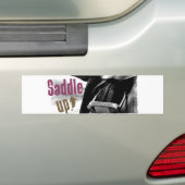 Zwart-witzadels Bumpersticker (Op auto)