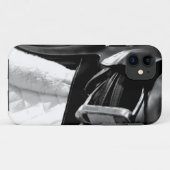 Zwart-witzadels Case-Mate iPhone Case (Achterkant (horizontaal))