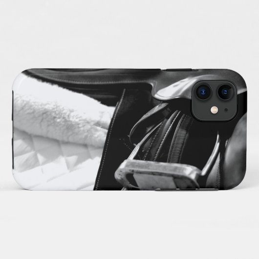 Zwart-witzadels Case-Mate iPhone Case (Achterkant (horizontaal))