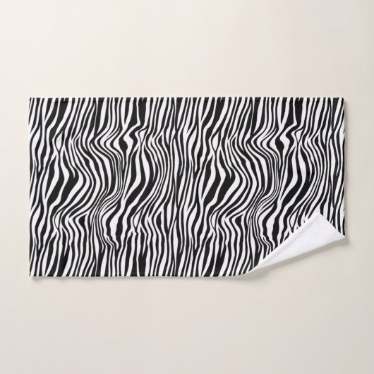 Zwart-witzebra afdrukken bad handdoek (Handdoek)