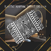 Zwart-witzebra afdrukken badmat