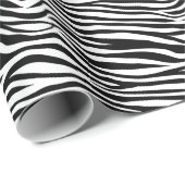Zwart-witzebra afdrukken cadeaupapier (Rol Hoek)