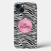 Zwart-witzebra afdrukken Case-Mate iPhone case (Achterkant)