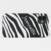 Zwart-witzebra Afdrukken iPhone 5 Hoesje (Achterkant (horizontaal))