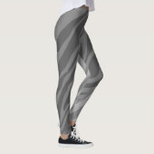 Zwart-witzebra afdrukken leggings (Rechts)