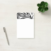 Zwart-witzebra afdrukken post-it® notes (Kantoor)
