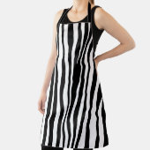 Zwart-witzebra afdrukken schort (Insitu)