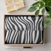 Zwart-witzebra afdrukken tissuepapier (Geschenk)