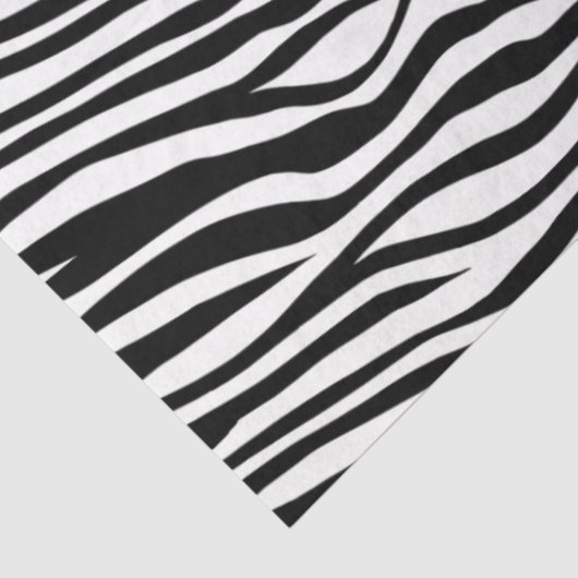 Zwart-witzebra afdrukken tissuepapier (Detail)