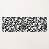 Zwart-witzebra afdrukken yogamat (Achterkant (horizontaal))