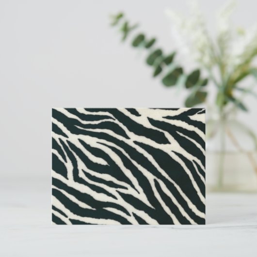 Zwart-witzebra Briefkaarten afdrukken (Staand voorkant)